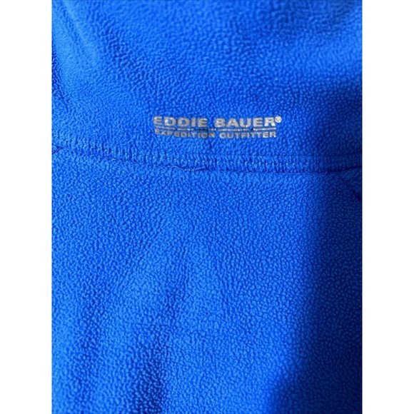 Eddie Bauer First Ascent Women Athletic Jacket Blue Pull Over L Thick Warm shirt - Picture 5 of 6